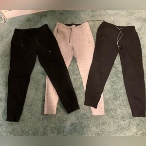 American Eagle Outfitters Men's Joggers - Black and Gray